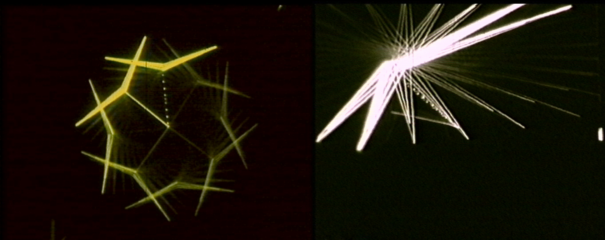 Two frames of the Rotating Boomerang